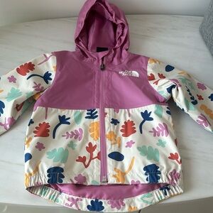 North face rain coat